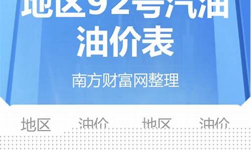 四川92号汽油多少钱一升?_92号汽油多少钱一吨四川